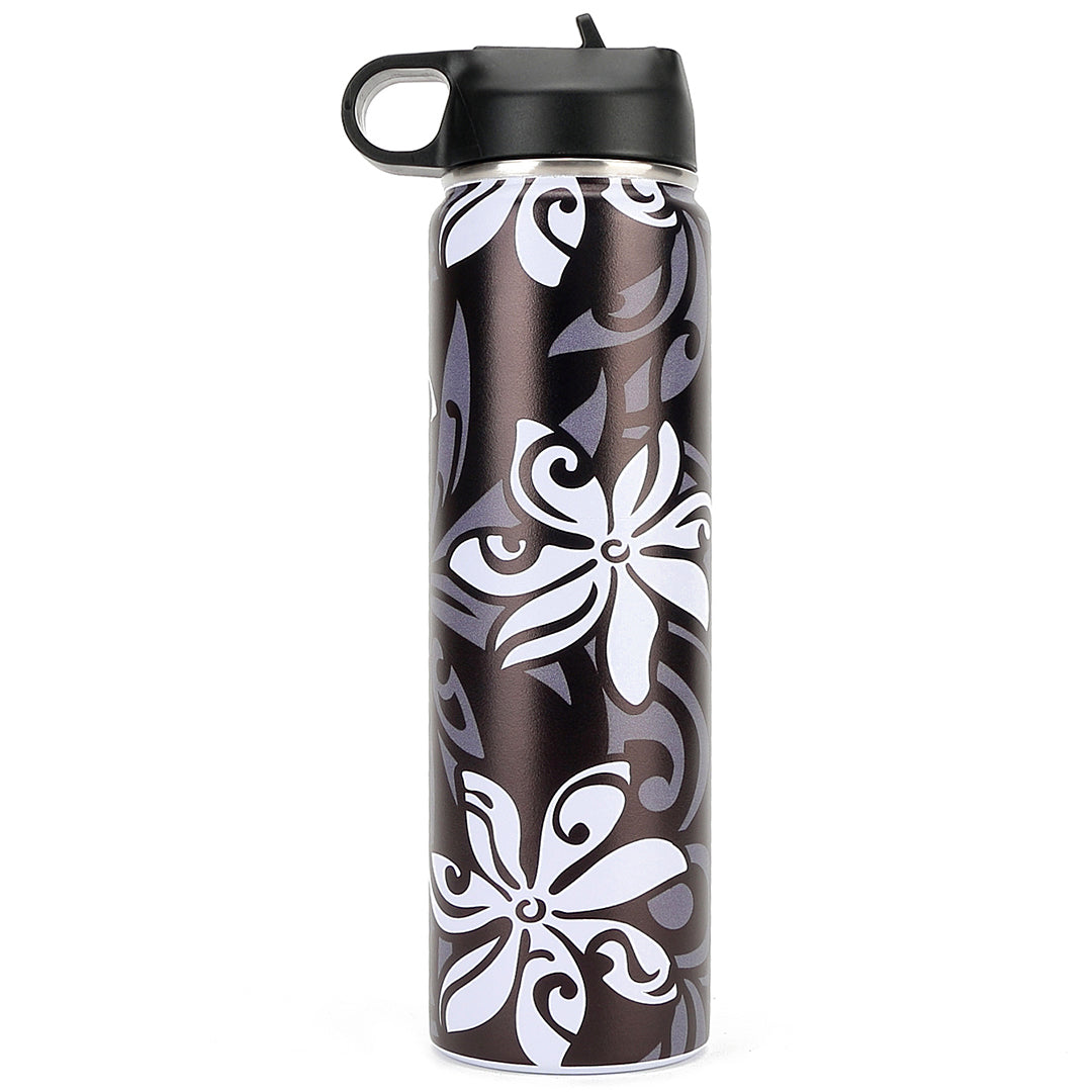 Insulated Water Bottle 24oz Honu Grey