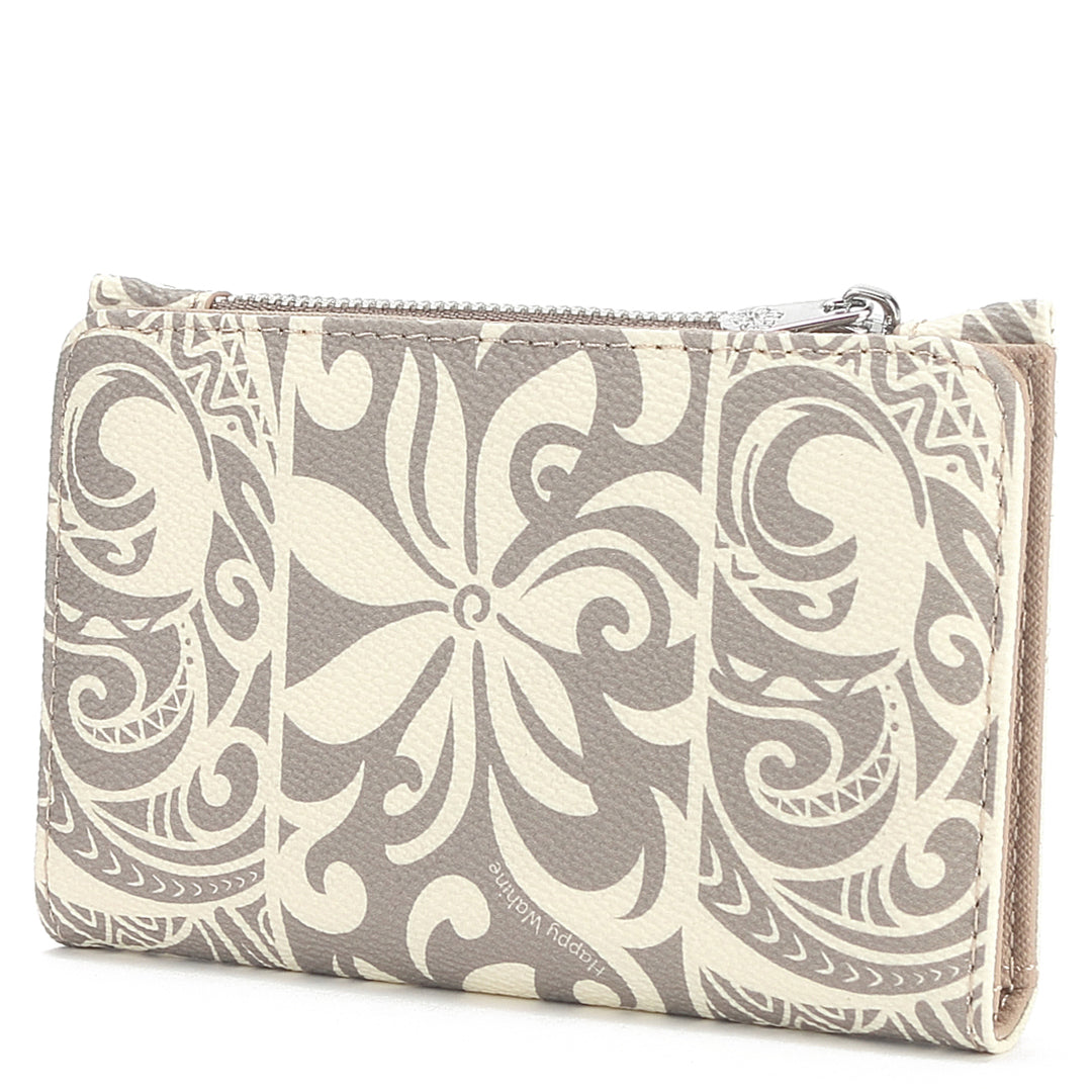 Paisley Embossed Wristlet Wallet - Black