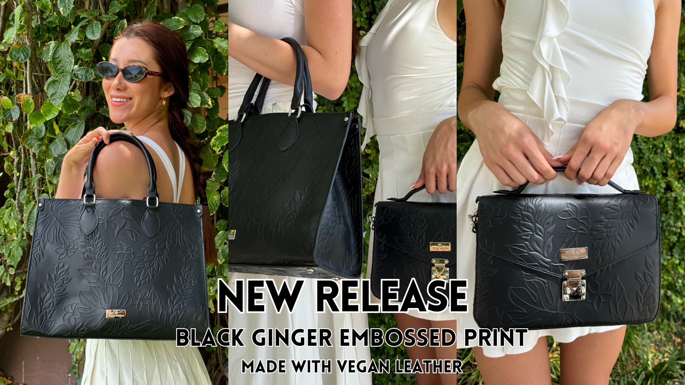 Ginger Embossed Black