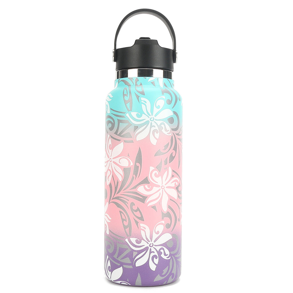 Insulated Water Bottle 24oz Tiare Infinity Grey