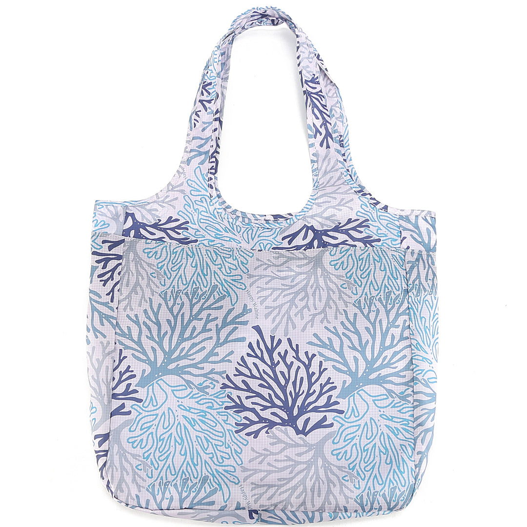 Foldable Bag Jacqueline Coral Blue