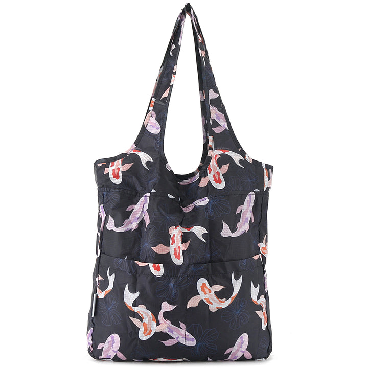 Foldable Bag Jacqueline Koi Navy