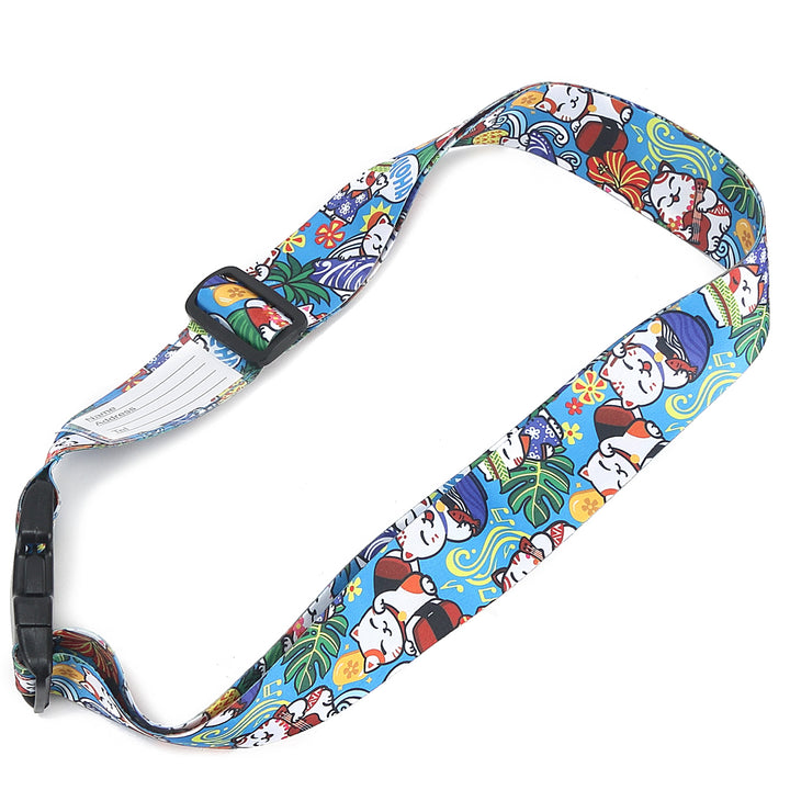 Luggage Strap Neko Teal