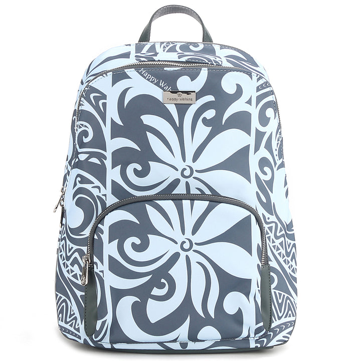 Backpack Large Keʻolu Tapa Tiare Teal