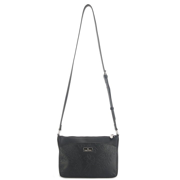 Crossbody Brittney Ginger Embossed Black