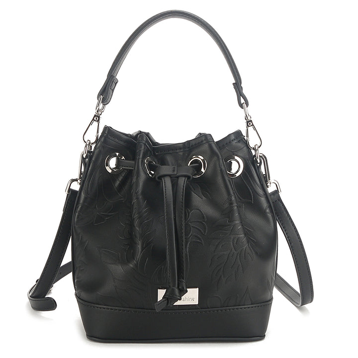 Satchel Noelani Ginger Embossed Black