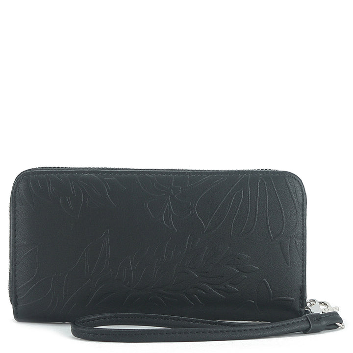 Wallet Kaylee Ginger Embossed Black