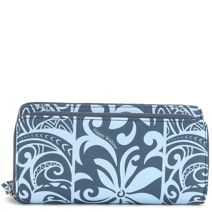 Wristlet Allison Keʻolu Tapa Tiare Teal