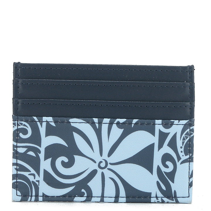 Card Case Meilany Keʻolu Tapa Tiare Teal