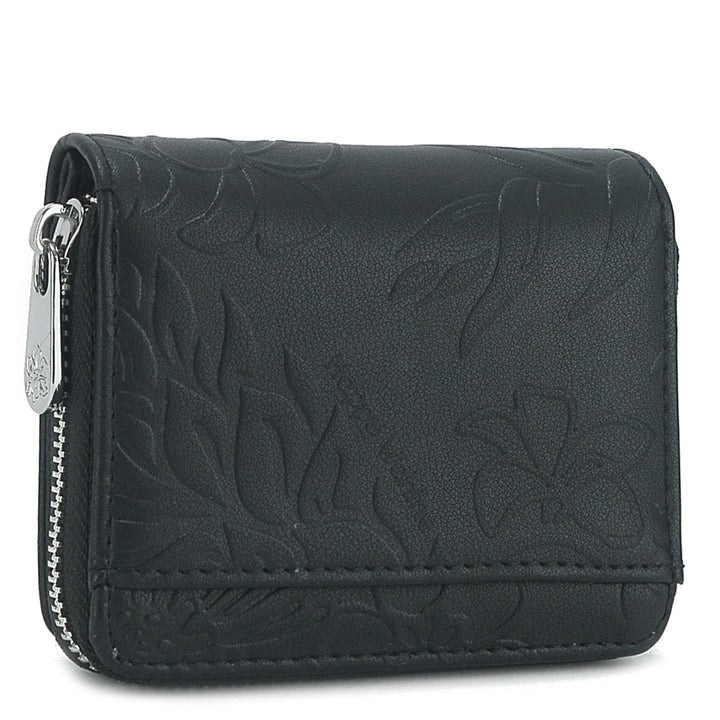 Wallet Meily Ginger Embossed Black