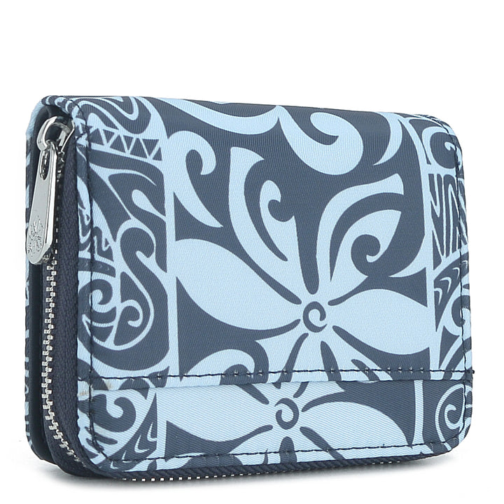 Wallet Meily Keʻolu Tapa Tiare Teal