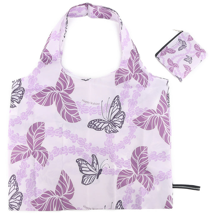 Foldable Bag Jake Butterfly Lei Purple