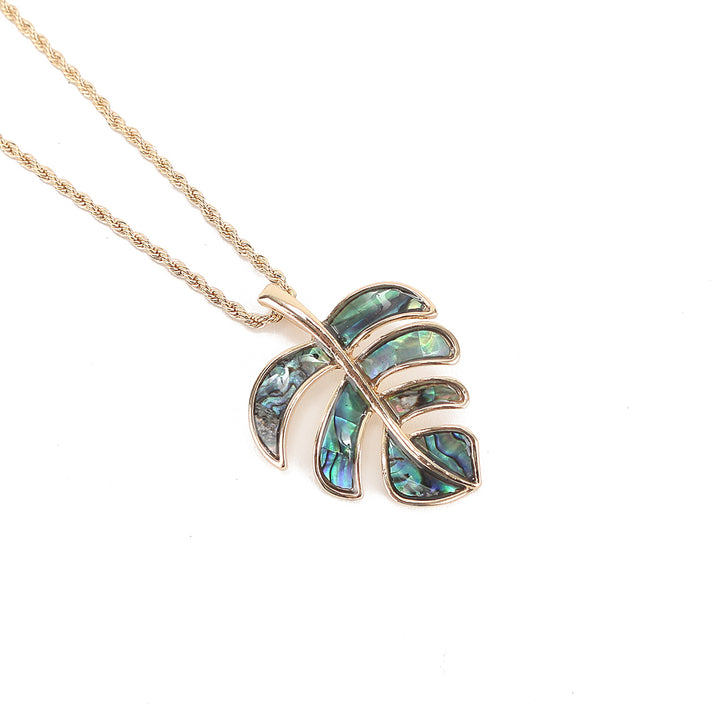 Jewelry Makamae Necklace Monstera Gold