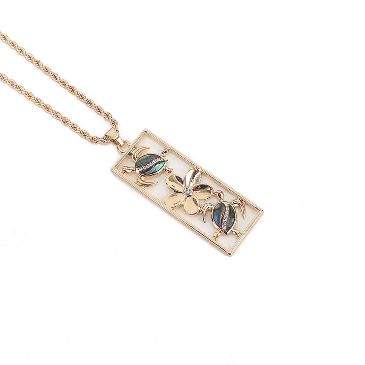 Jewelry Makamae Necklace 3 Turtle Gold