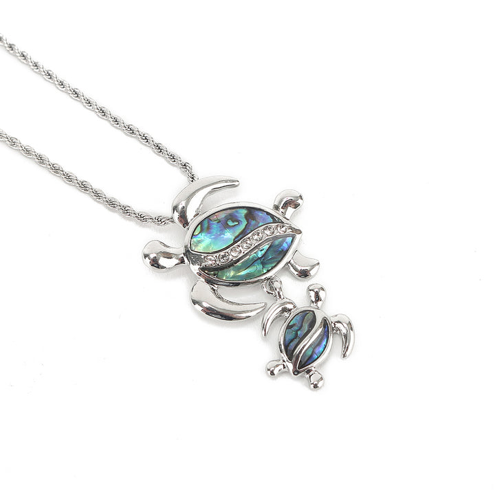 Jewelry Makamae Necklace 2 Turtle Silver