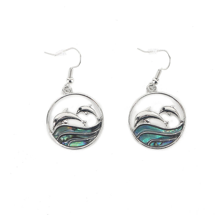 Jewelry Makamae Earring Dolphin Silver