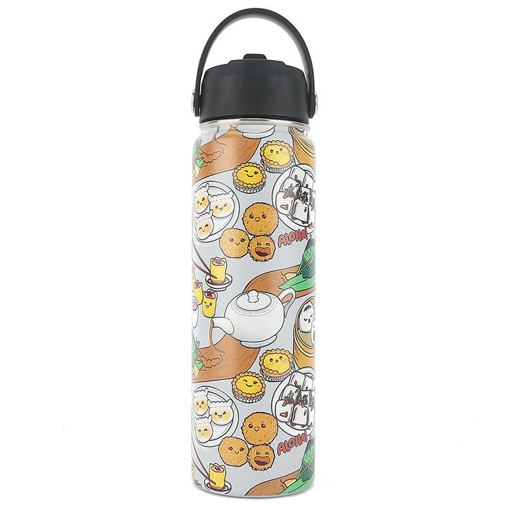 Insulated Water Bottle 24oz Dim Sum Grey