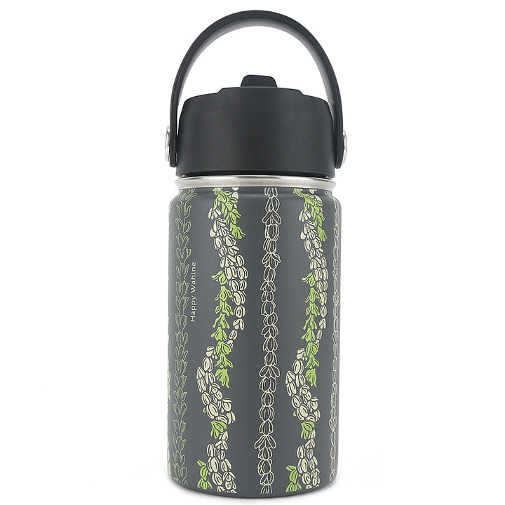 Insulated Water Bottle 12oz Pakalana Grey