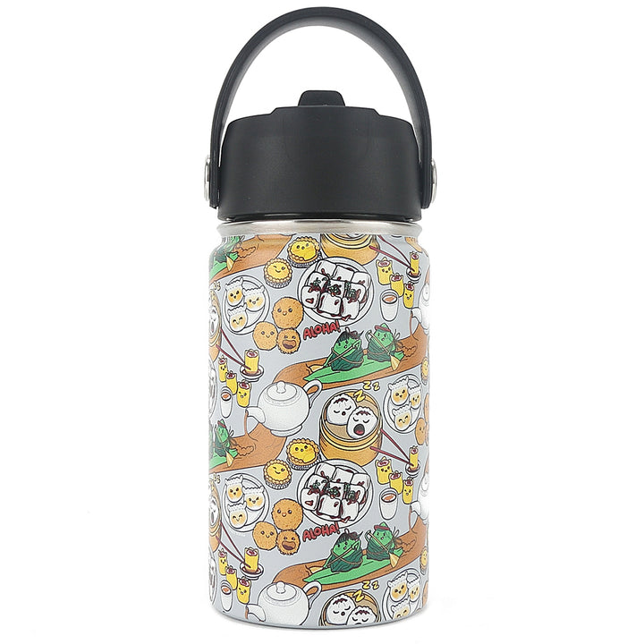 Insulated Water Bottle 12oz Dim Sum Grey