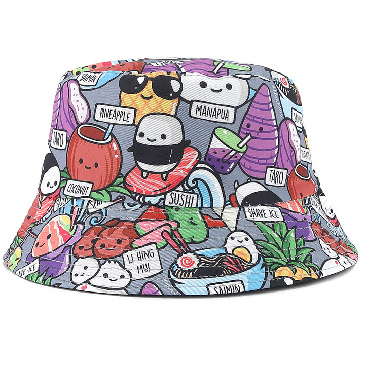 Bucket Hat Craving Hawaii Grey