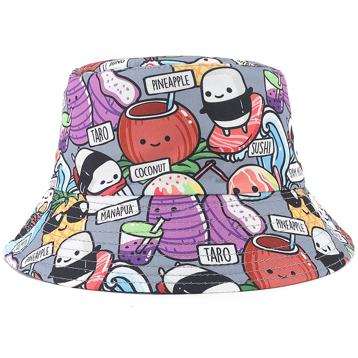 Bucket Hat Kids Craving Hawaii Grey