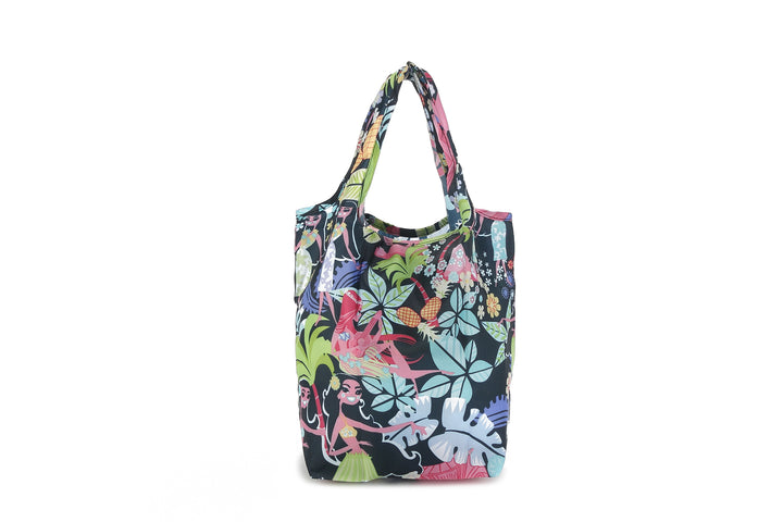 Foldable Bag Joy Hula Girl Black