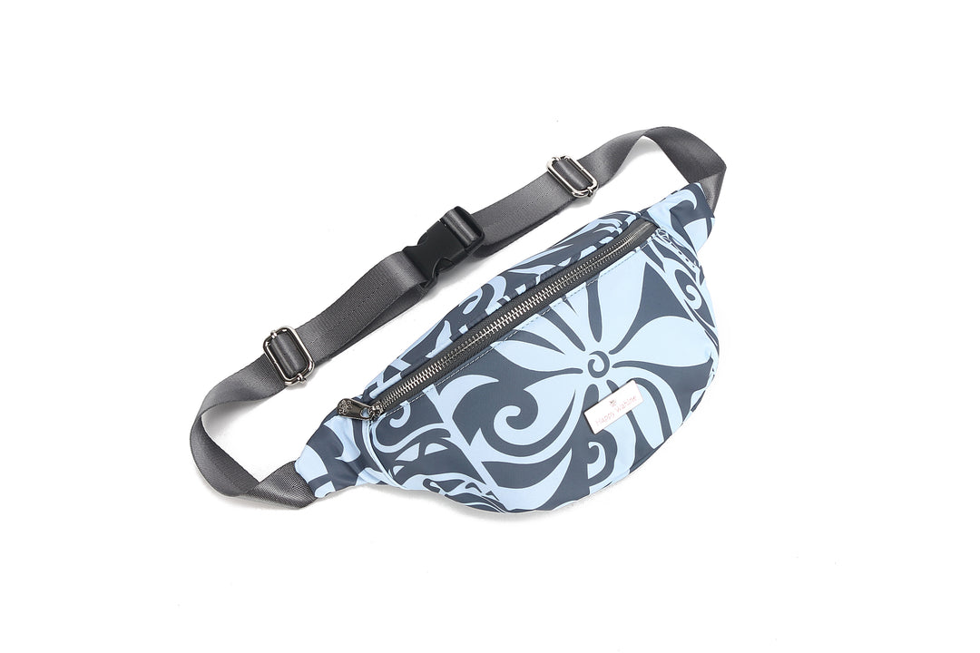 Belt Bag Keʻolu Tapa Tiare Teal