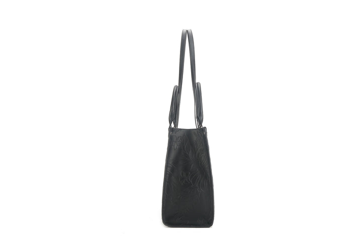 Tote Kauwela Ginger Embossed Black