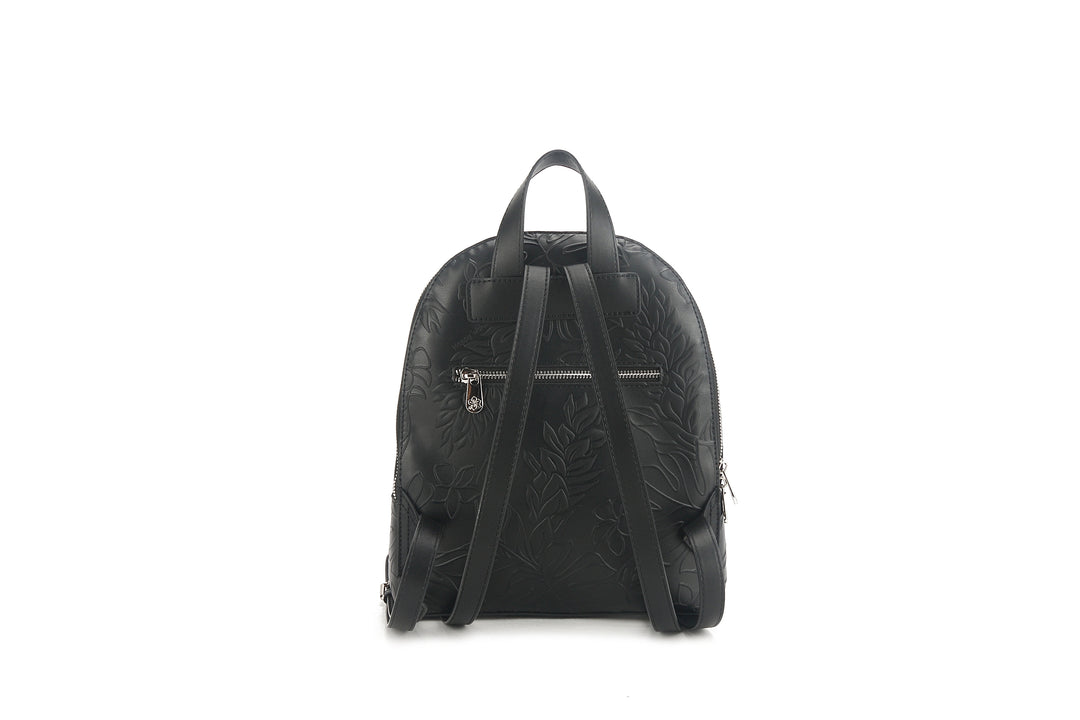 Backpack Tiffany Ginger Embossed Black