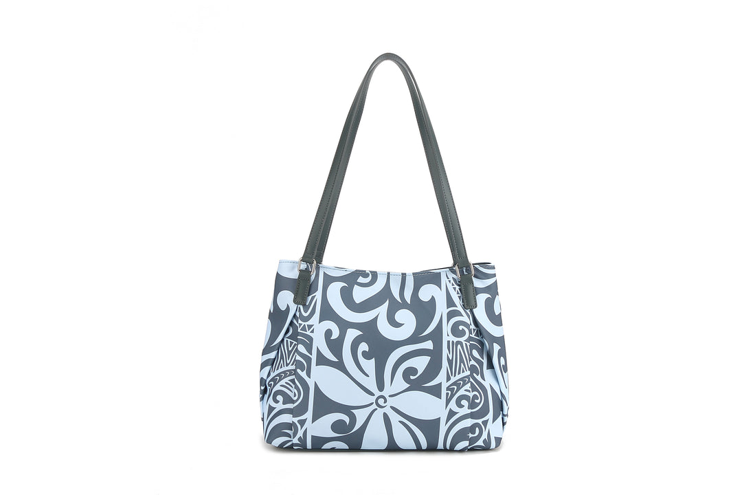 Tote Medium Keʻolu Tapa Tiare Teal