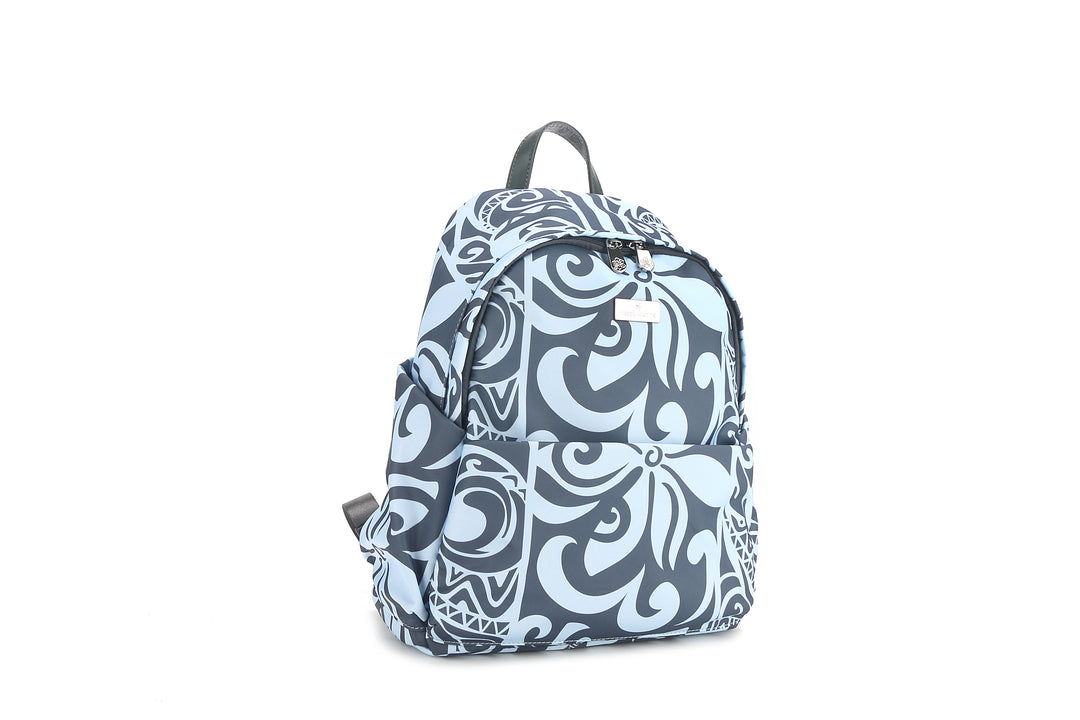 Backpack Keʻolu Tapa Tiare Teal