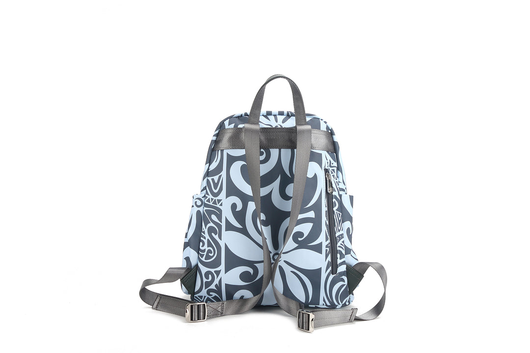 Backpack Keʻolu Tapa Tiare Teal