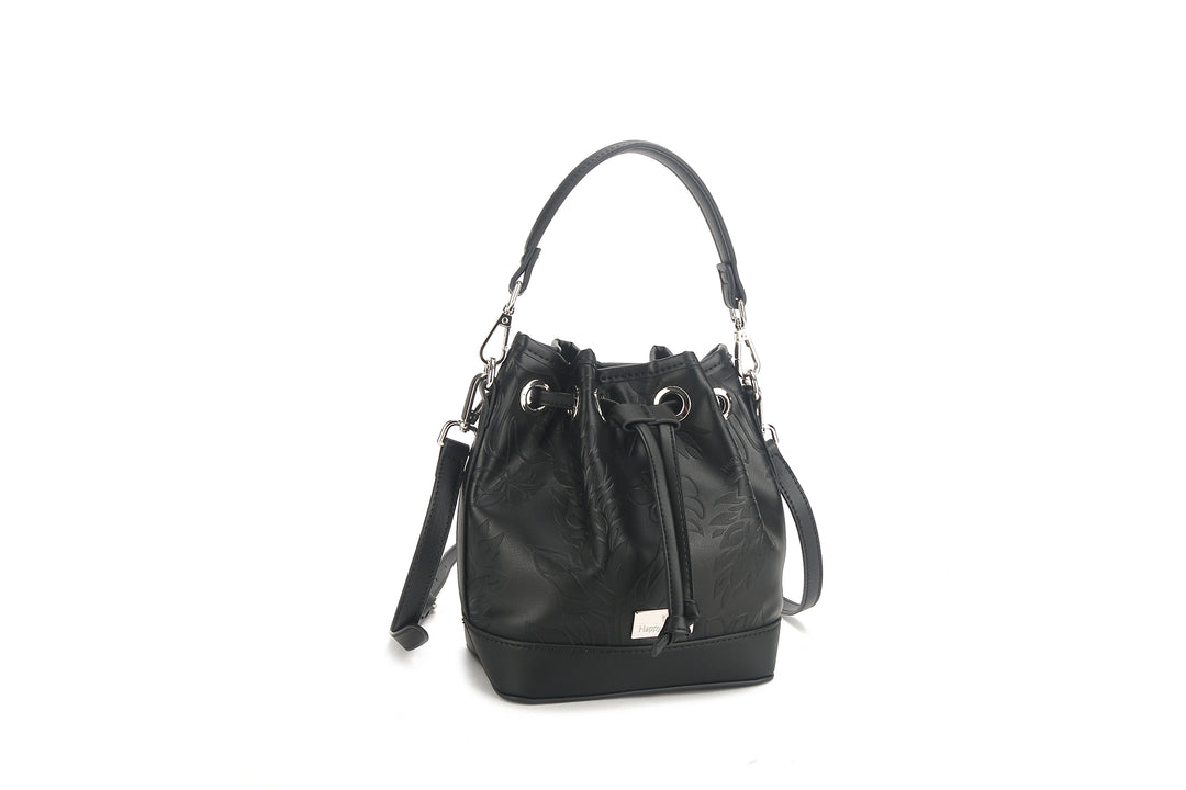 Satchel Noelani Ginger Embossed Black