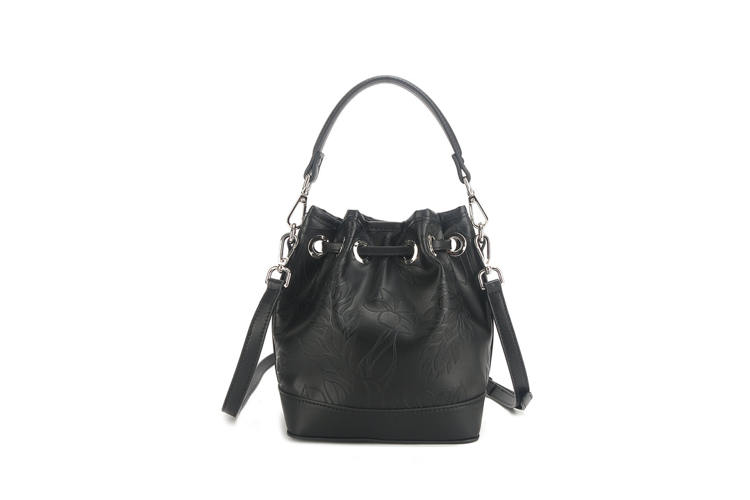 Satchel Noelani Ginger Embossed Black