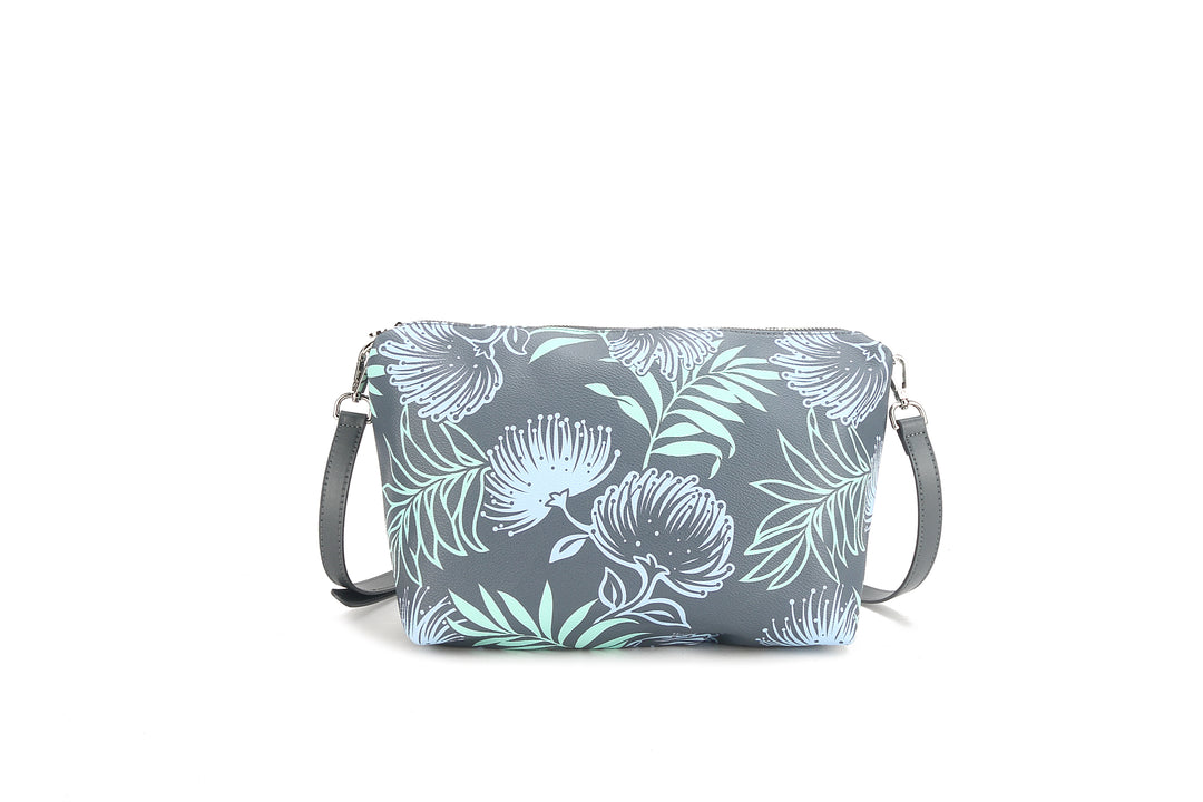 Reversible Tote Nancy Large Lehua Grey