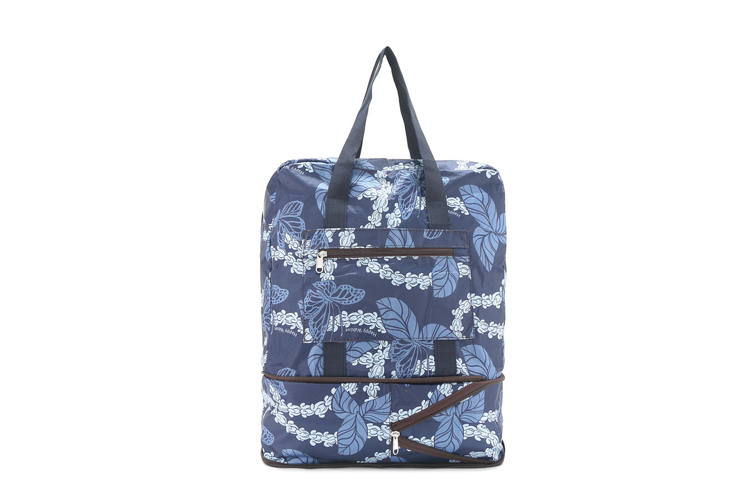 Foldable Duffle Bag Sophie Butterfly Lei Navy