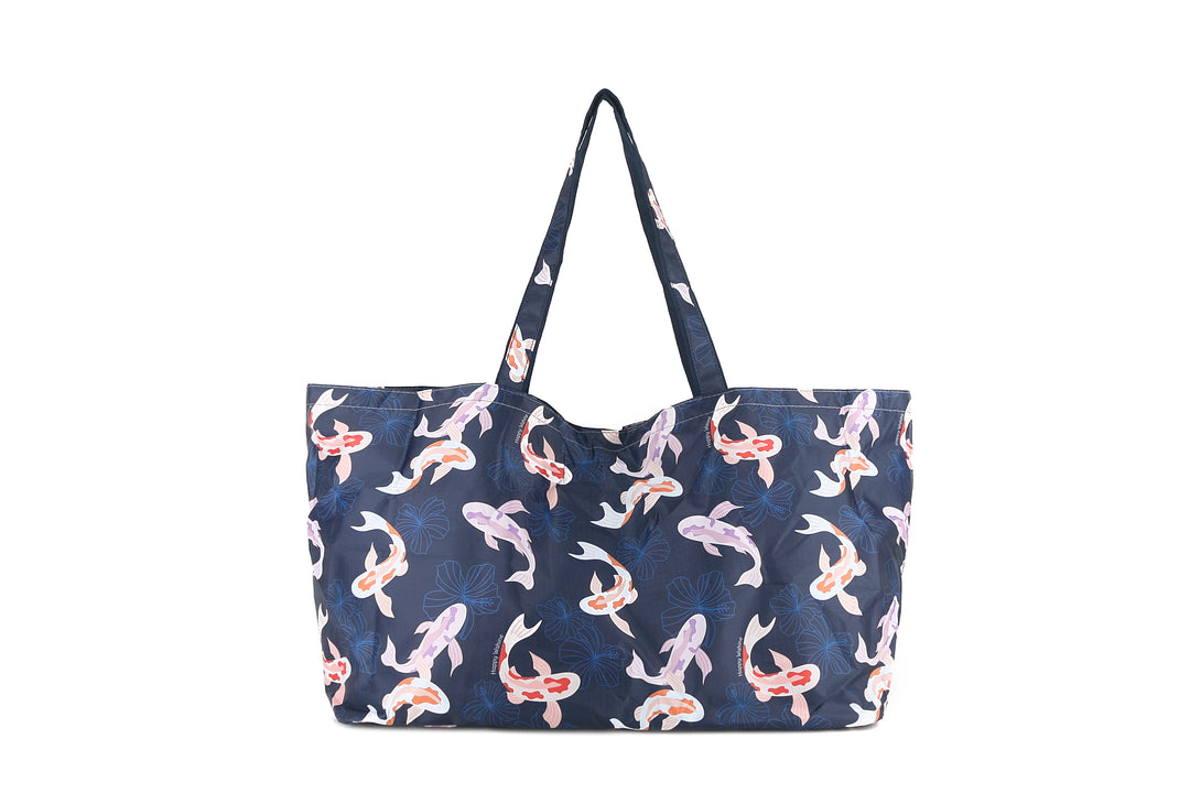 Carry-All Tote Koi Navy