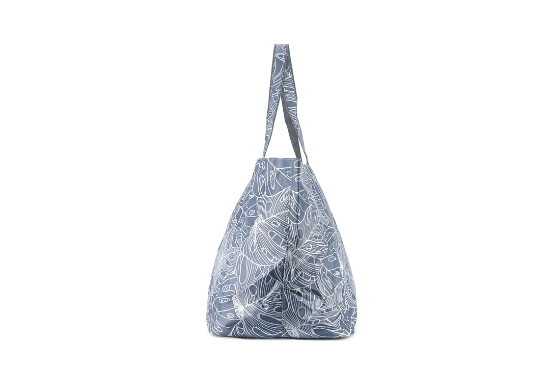 Carry-All Tote Monstera Lines Grey