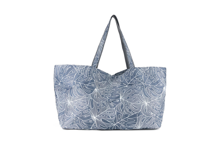 Carry-All Tote Monstera Lines Grey