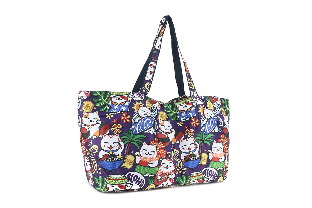 Carry-All Tote Neko Purple