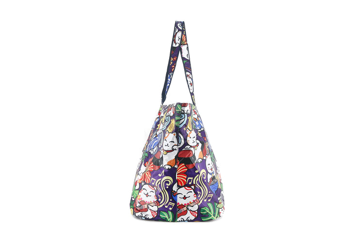 Carry-All Tote Neko Purple