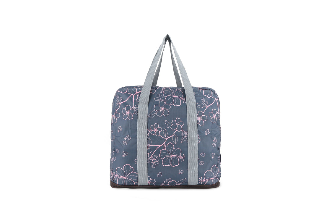 Foldable Duffle Bag Sophie Sakura Grey