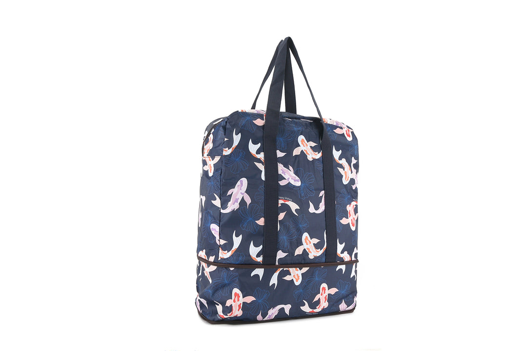 Foldable Duffle Bag Sophie Koi Navy