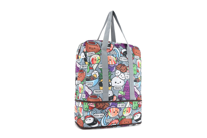 Foldable Duffle Bag Sophie Craving Hawaii Grey