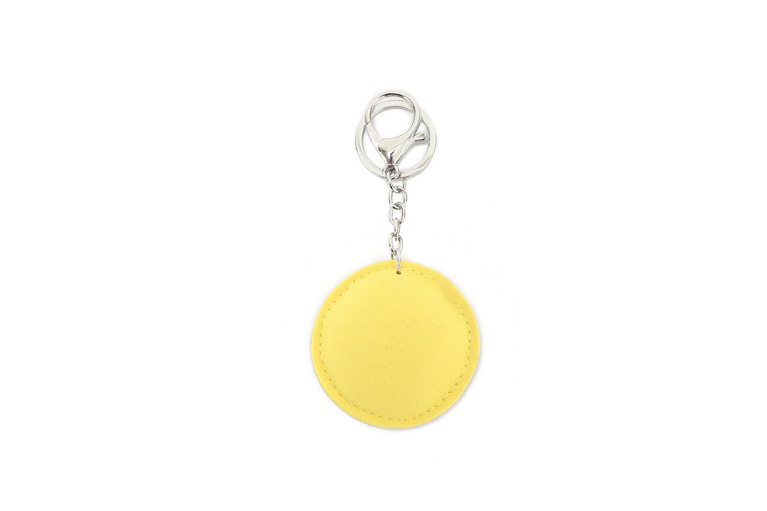 Bag Charm Crystal Smiley Yellow