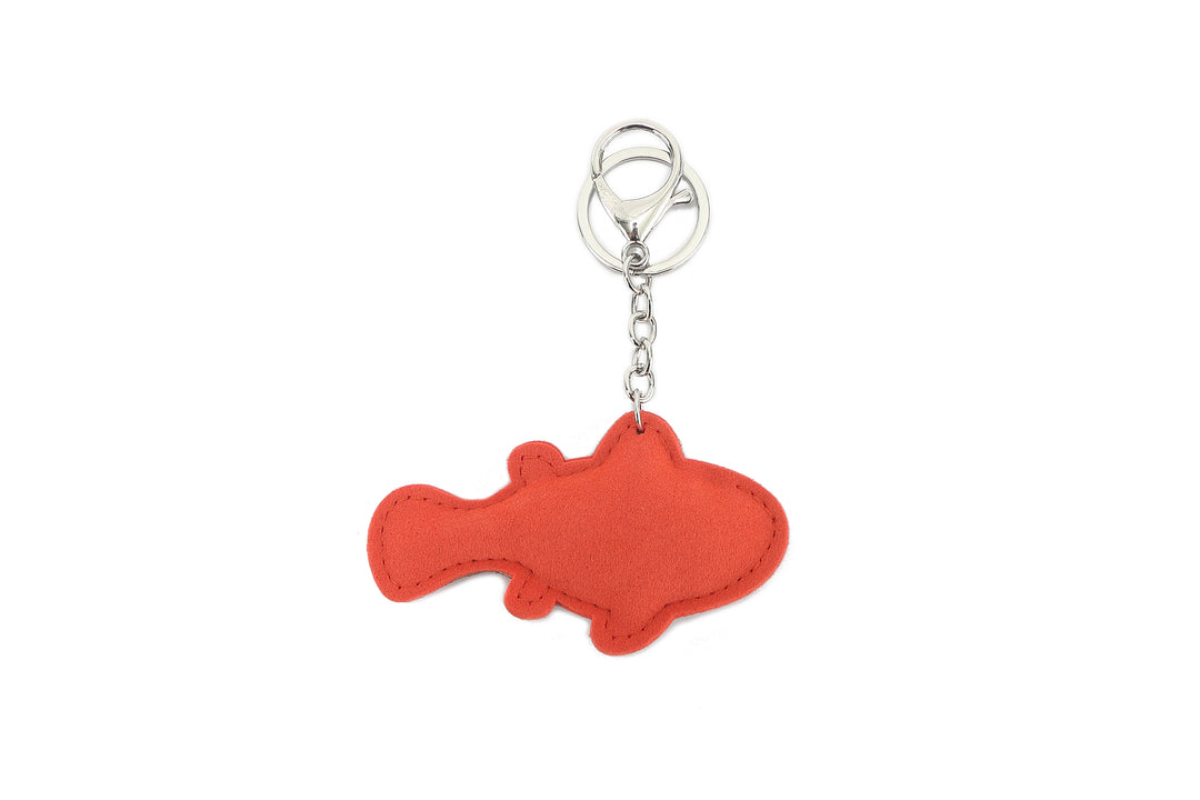 Bag Charm Crystal Fish Orange