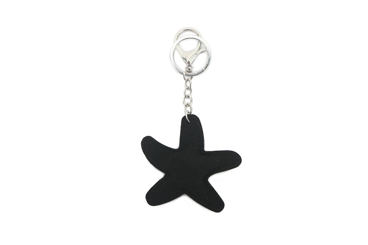 Bag Charm Crystal Starfish White