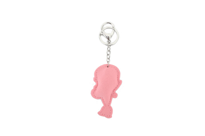 Bag Charm Crystal Mermaid Pink