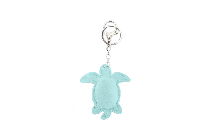 Bag Charm Crystal Turtle Teal