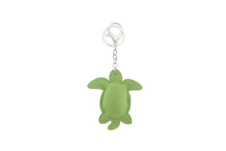 Bag Charm Crystal Turtle Green